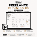 Freelance Business OS Notion-Template – Pro Bundle: CRM, Projekt-Pipeline und Rechnungs-Tracking plus E-Mail-Vorlagen für Selbstständige